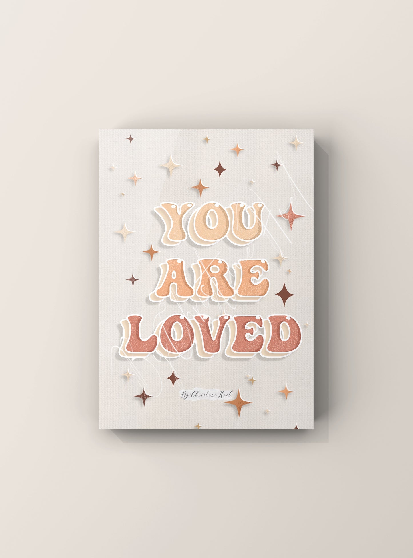 Loved 🧡✨ 10x15 cm kort