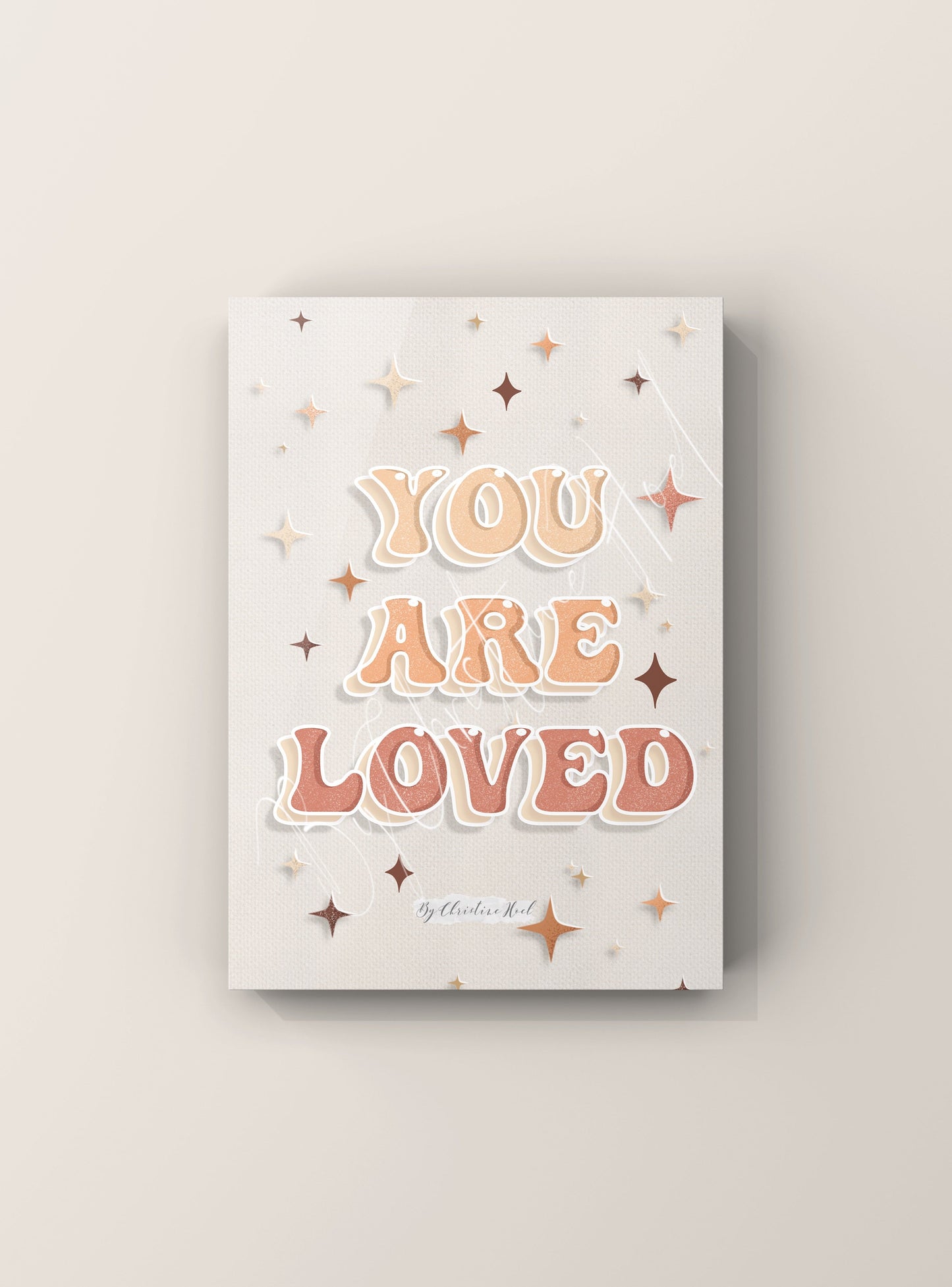 Kortpakke "Loved"🌟 3 stk - 10x15 cm doble kort 🧡