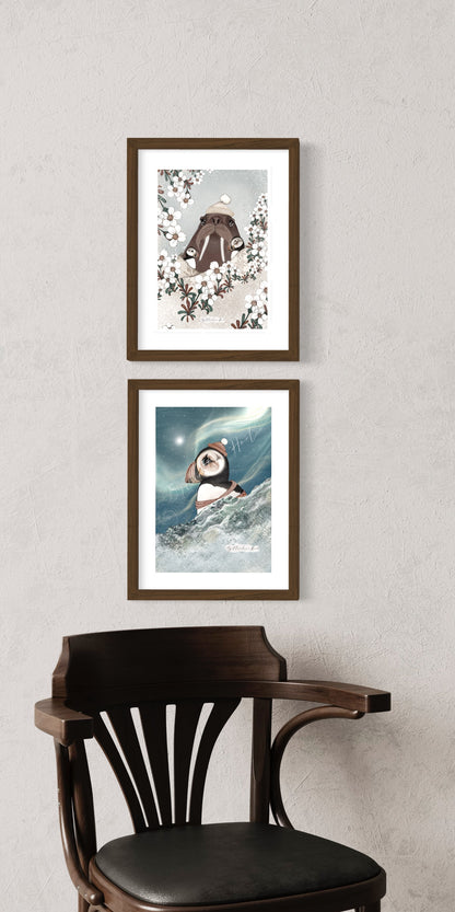 Arktisk Fjellpryd ⭐️ A4 Plakat