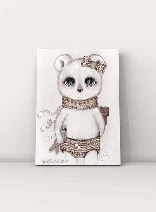 Isbjørn Lykke 💌 10x15 cm Kort