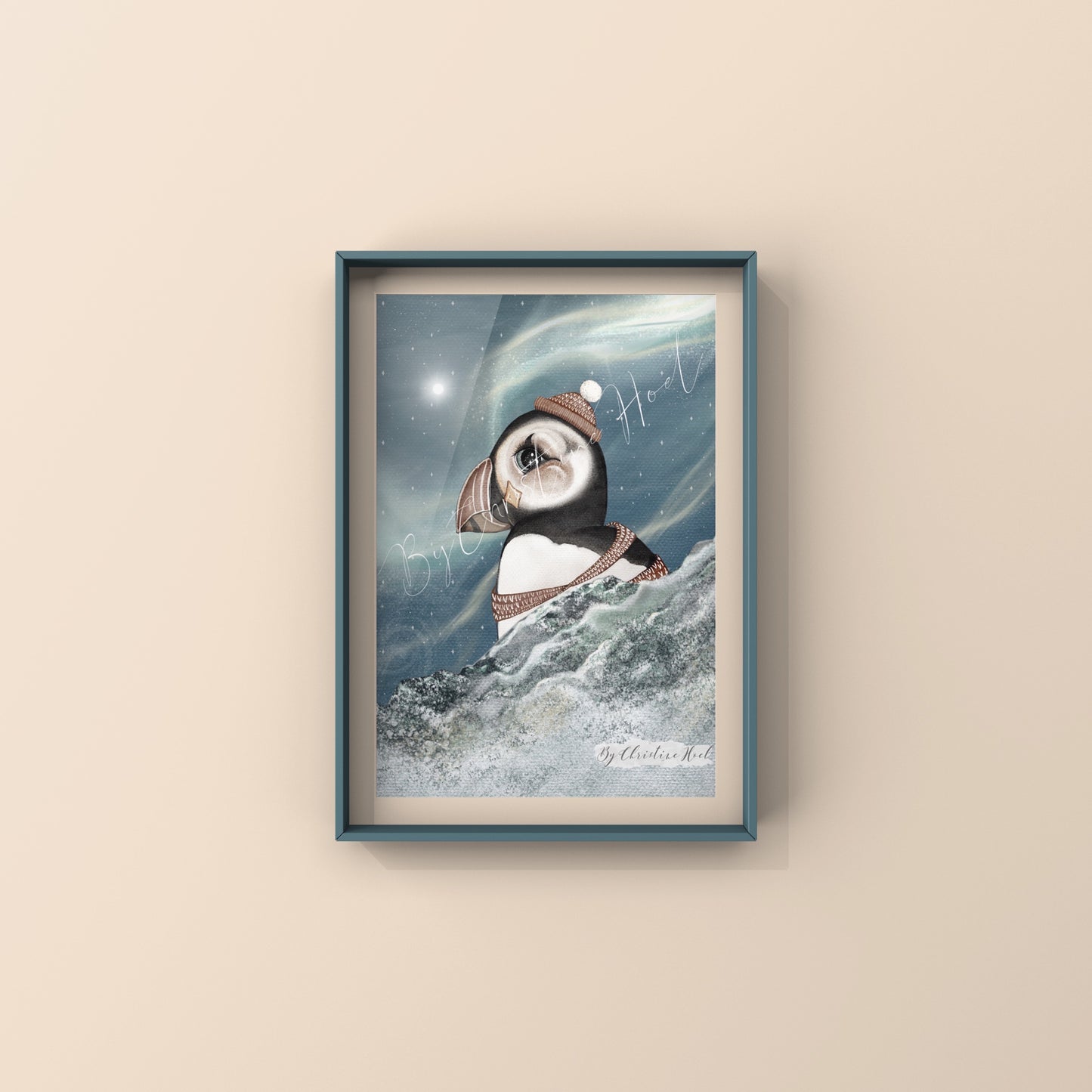 Nightsky Puffin ⭐️ A4 Plakat