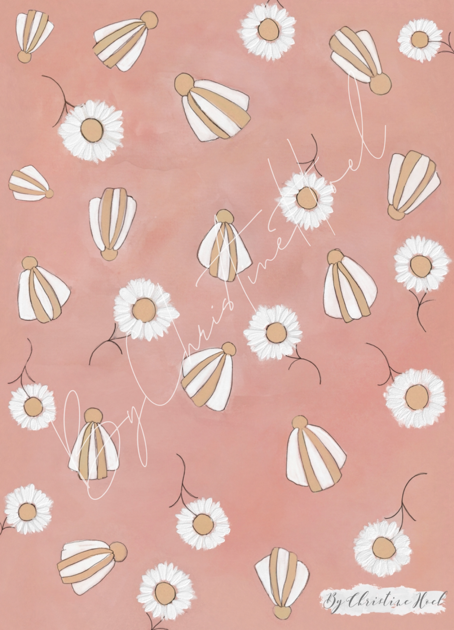 Beach Flowers 🤍 Kort / Miniprint