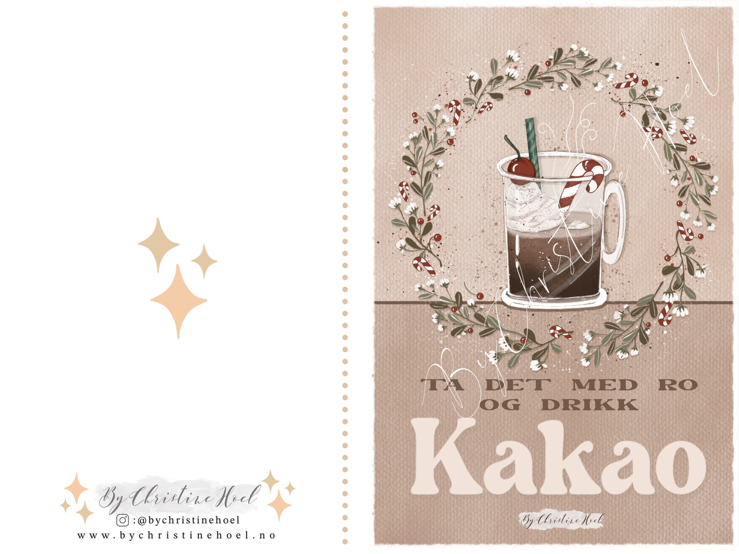 Julekortpakke #3 ⭐️ 6 stk - julekort - doble