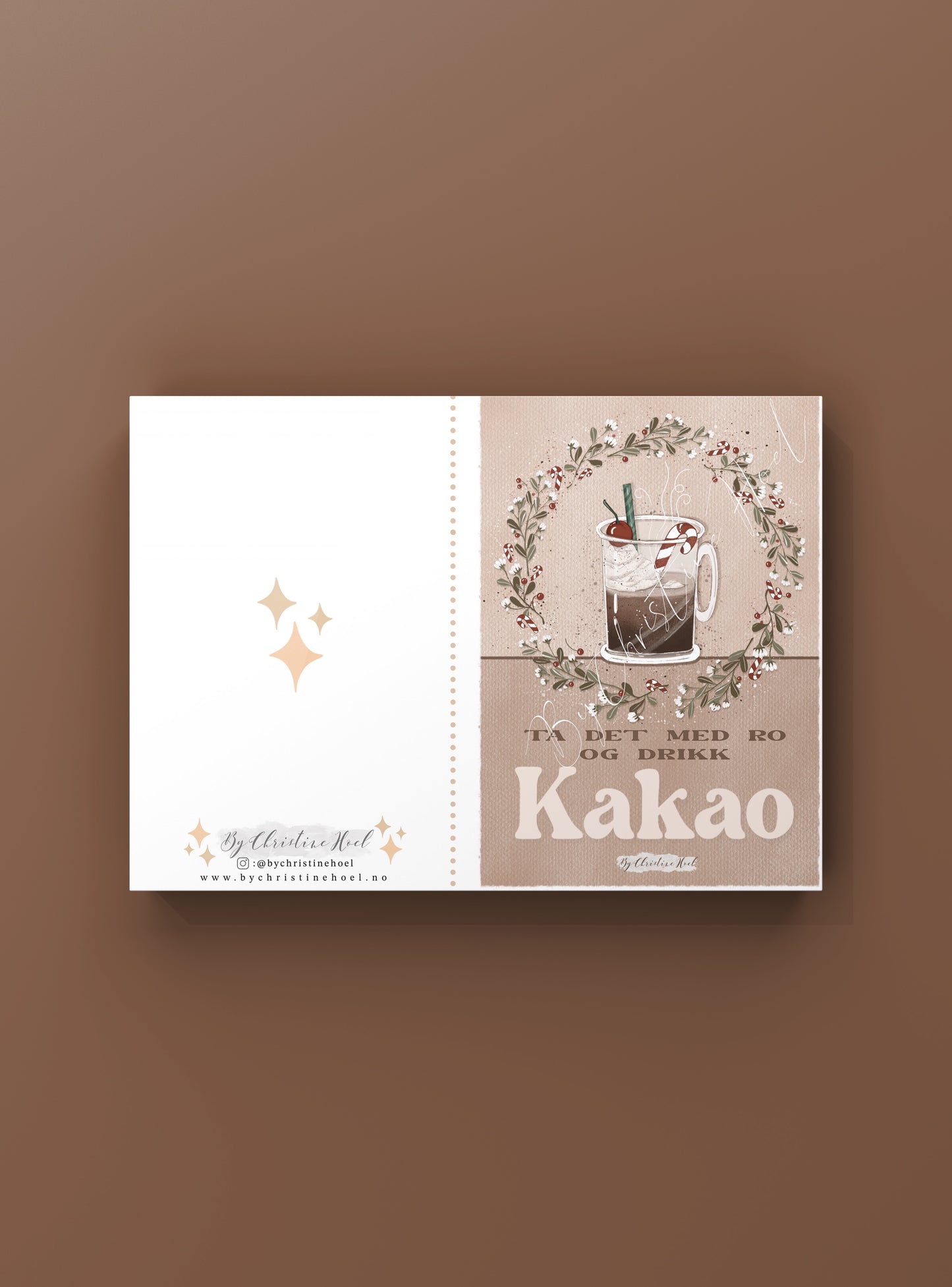 Julekortpakke #5 ⭐️ 3 stk - kort & konvolutter