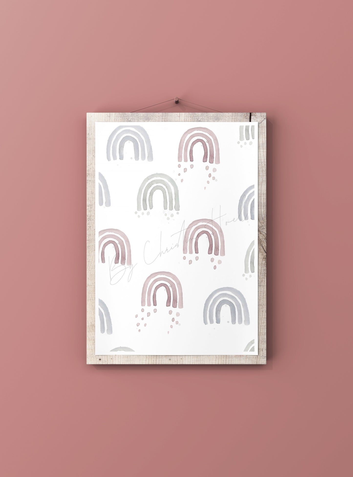 Kortpakke "Rosa" - 2 stk - 10x15 cm kort 🩷