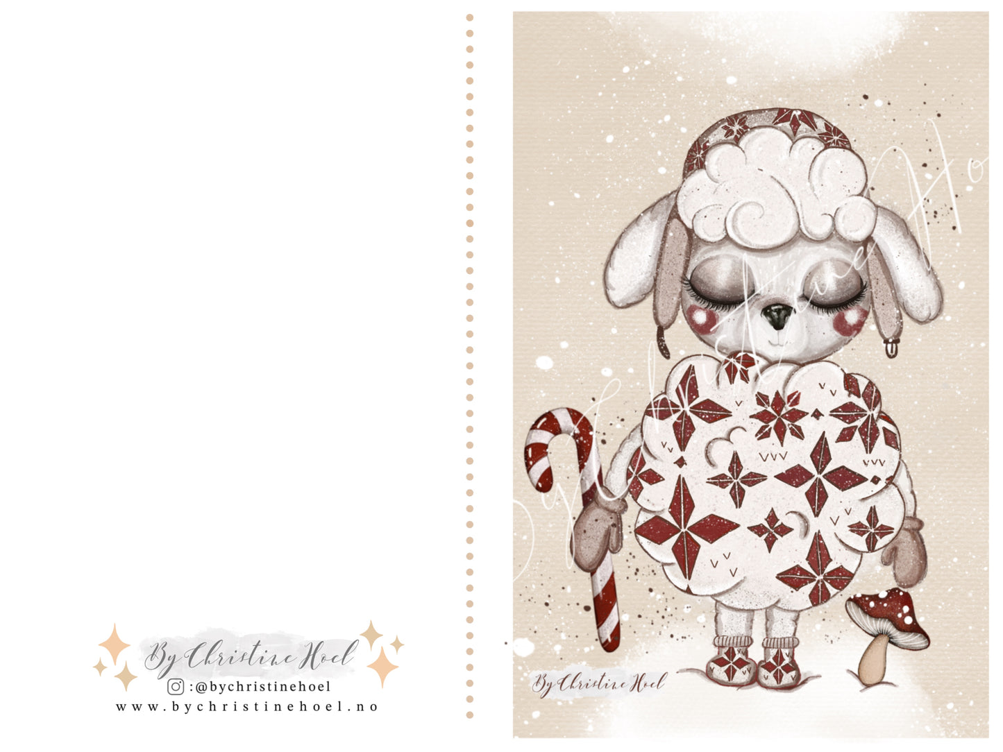 Julekortpakke #3 ⭐️ 6 stk - julekort - doble