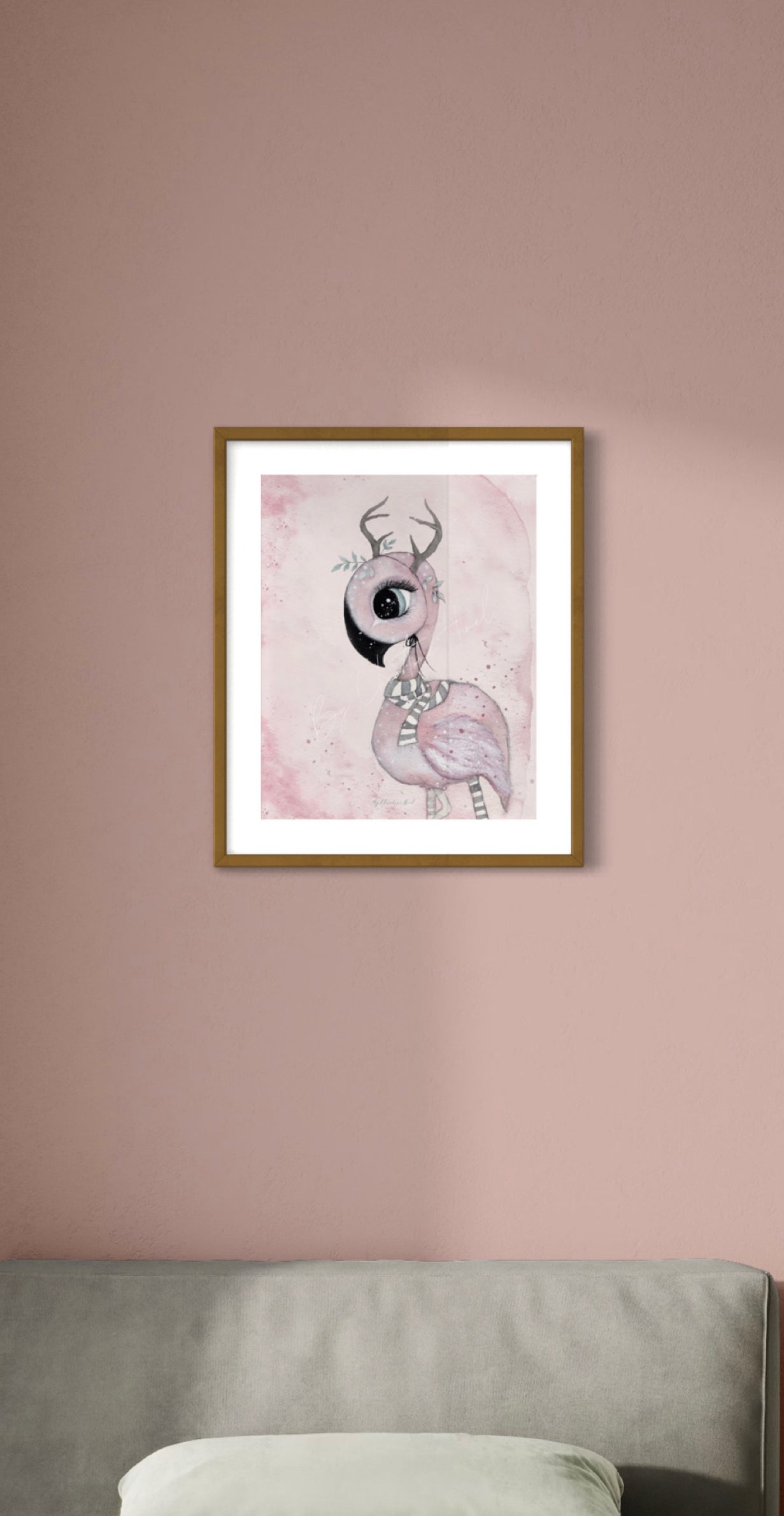 Flamingo 💕 Plakat