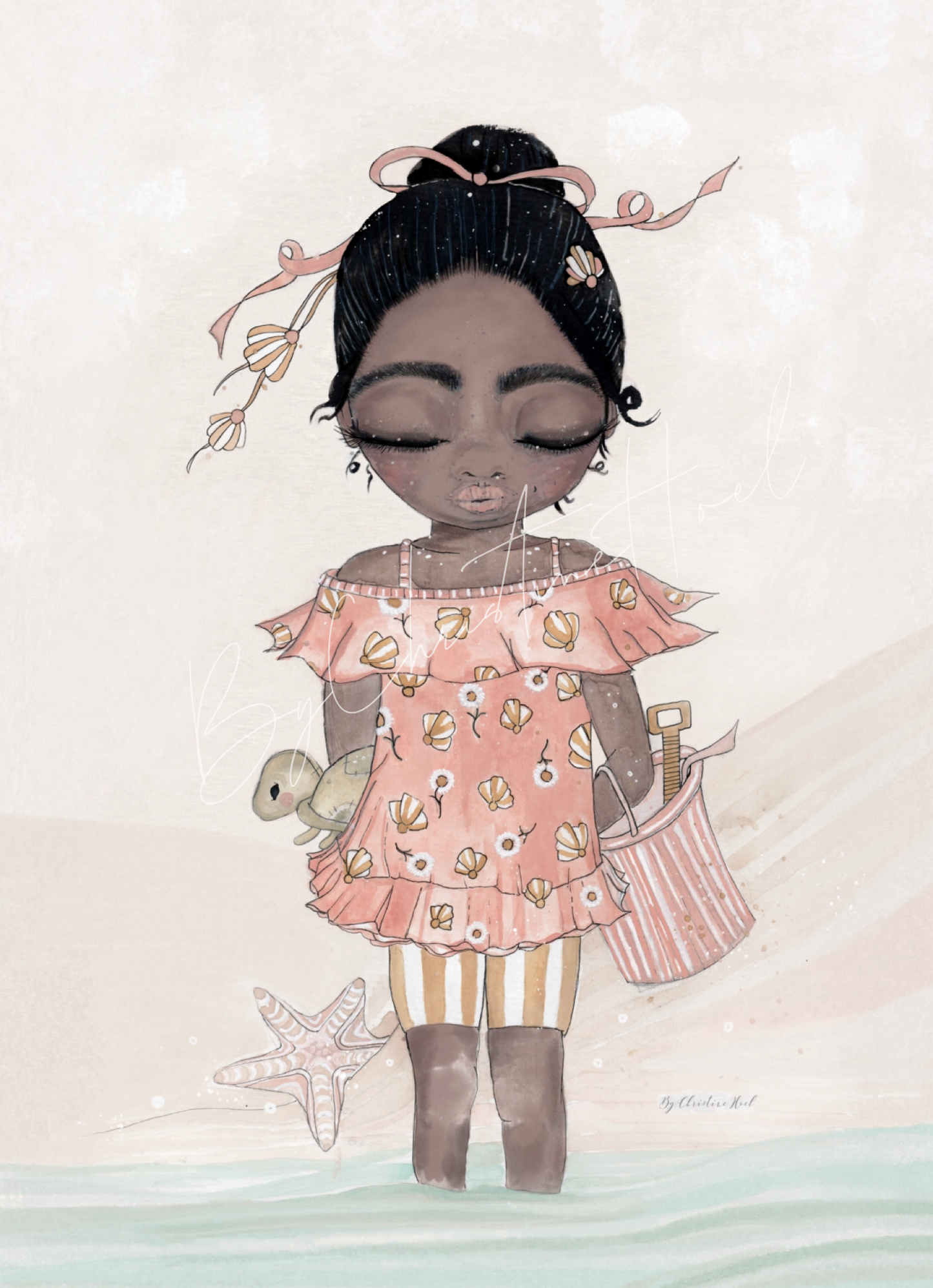 Beach Girl 🧡 A5 / Miniprint