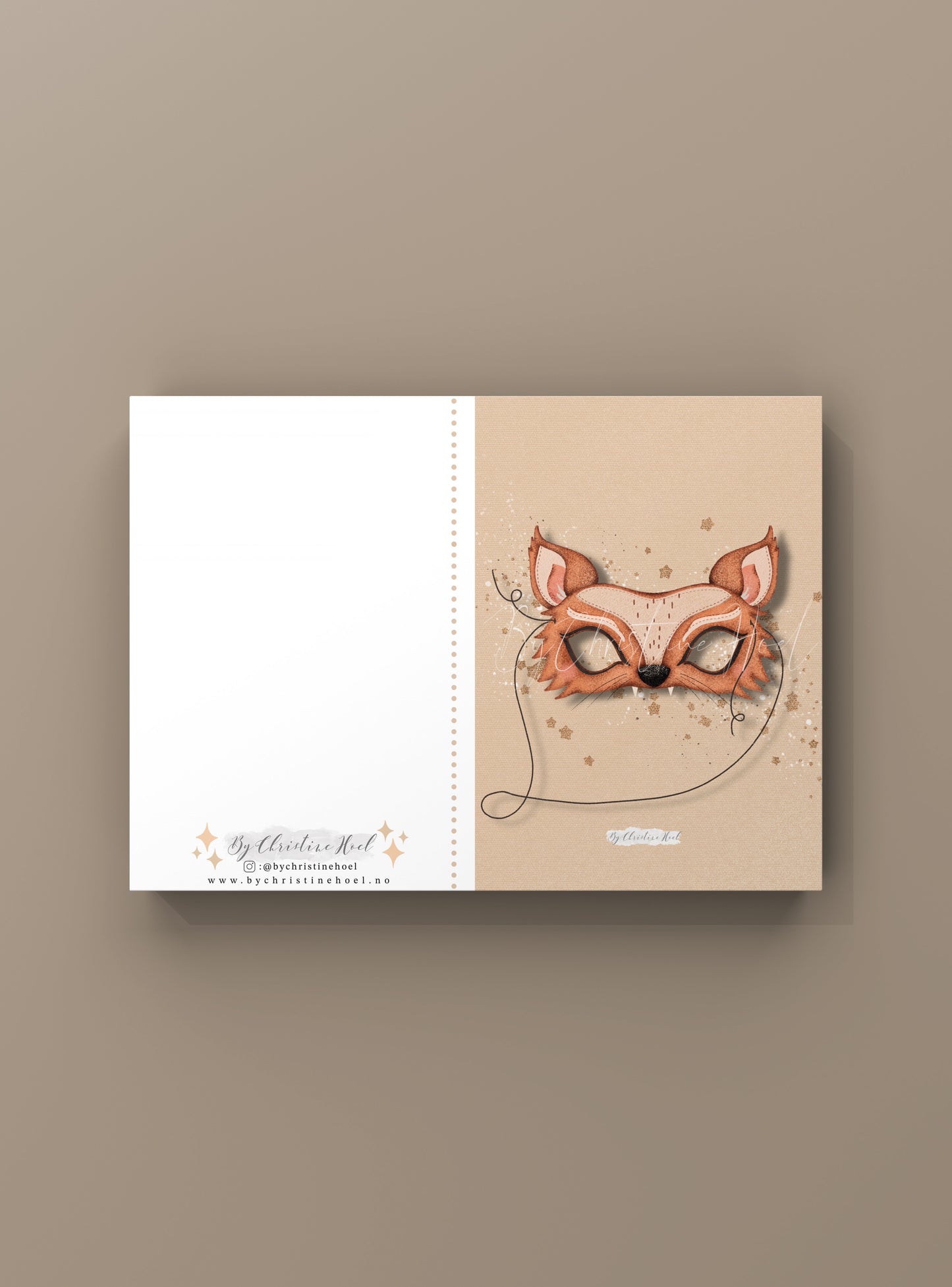 Fox Magic Mask ⭐️ 10x15 cm miniprint