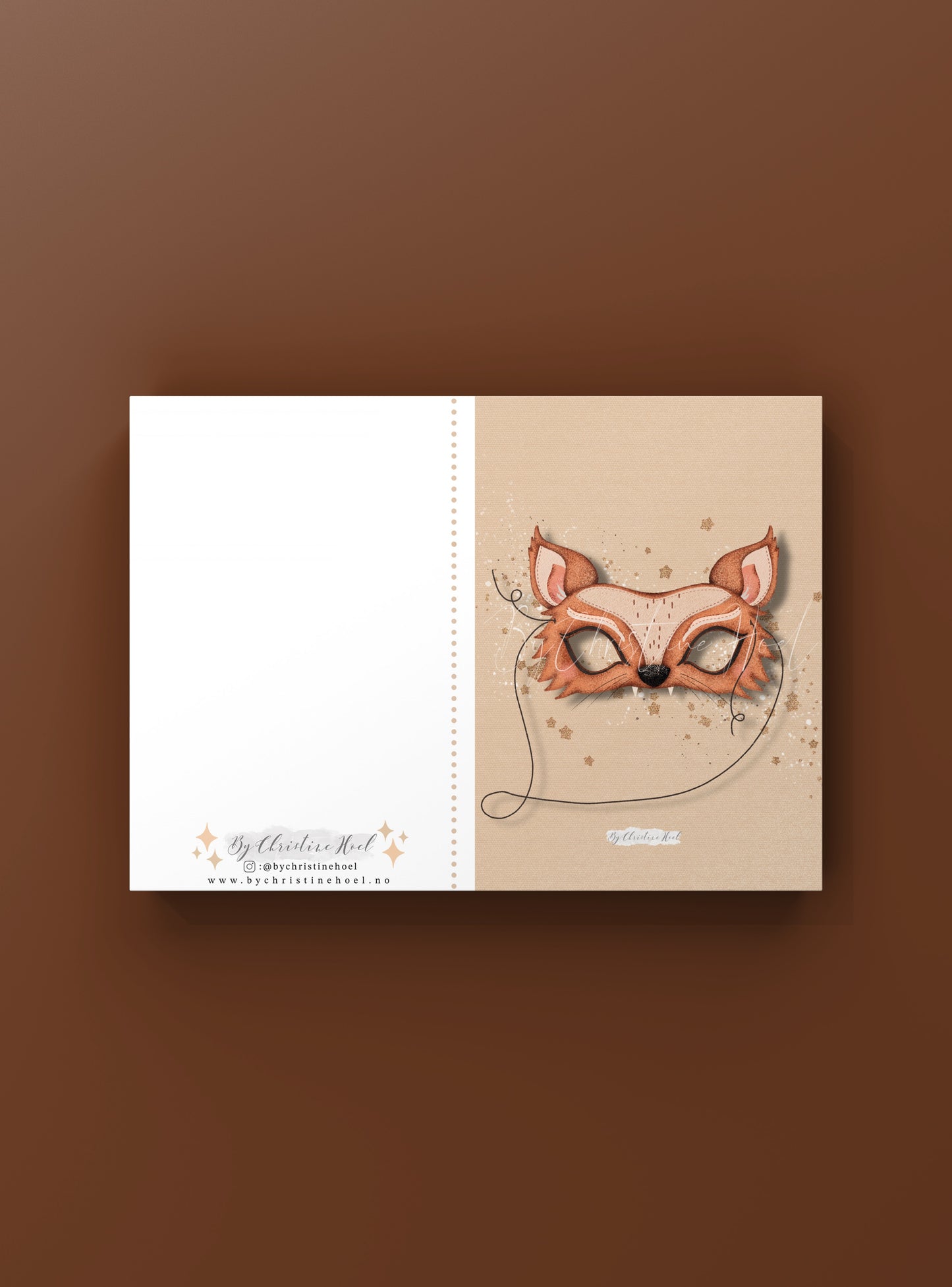 Fox Magic Mask ⭐️ 10x15 cm miniprint