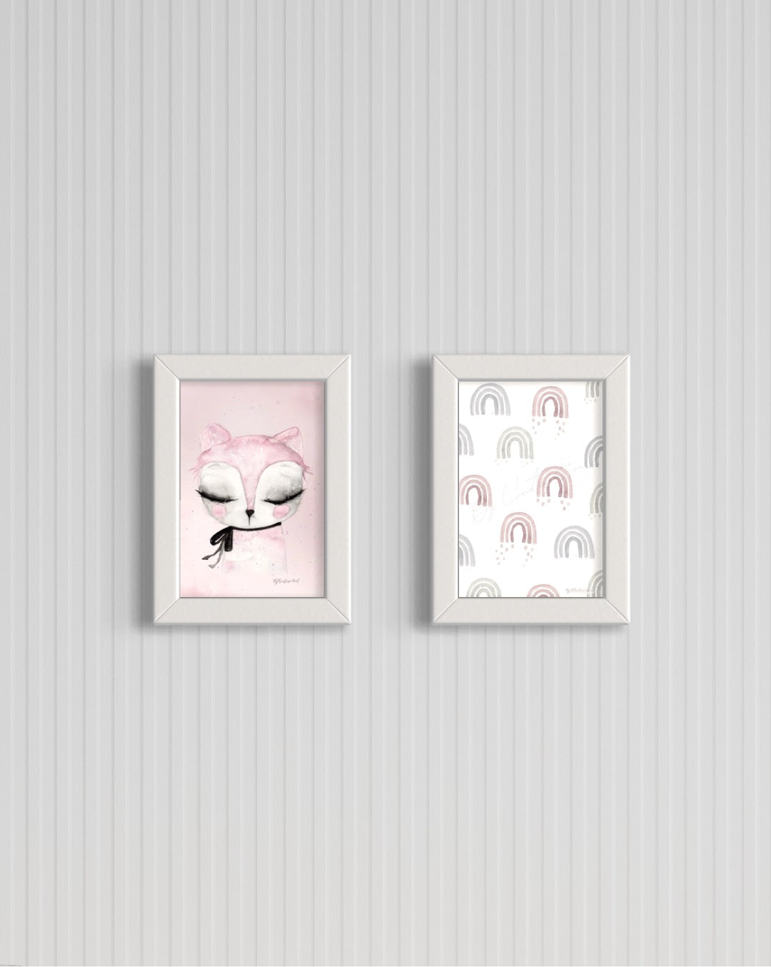 Kortpakke "Rosa" - 2 stk - 10x15 cm kort 🩷