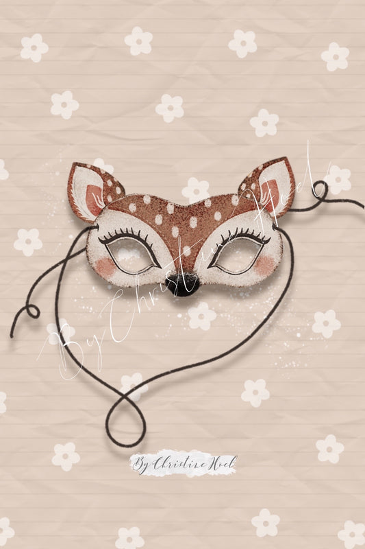 Oh Deer Magic Mask - 10x15 kort