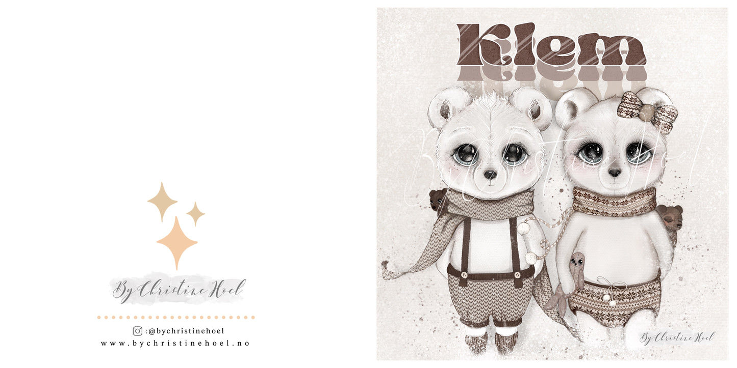 Julekortpakke #3 ⭐️ 6 stk - julekort - doble