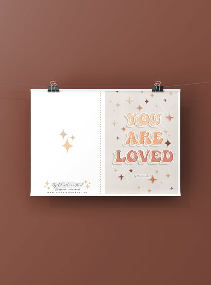 Kortpakke "Loved"🌟 3 stk - 10x15 cm doble kort 🧡