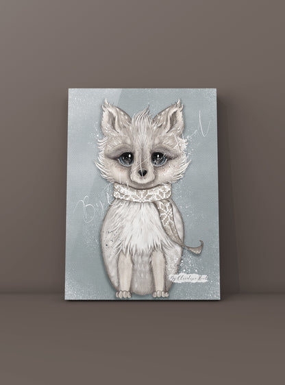 Arctic Fox ⭐️ Ask ⭐️ 10x15 cm kort