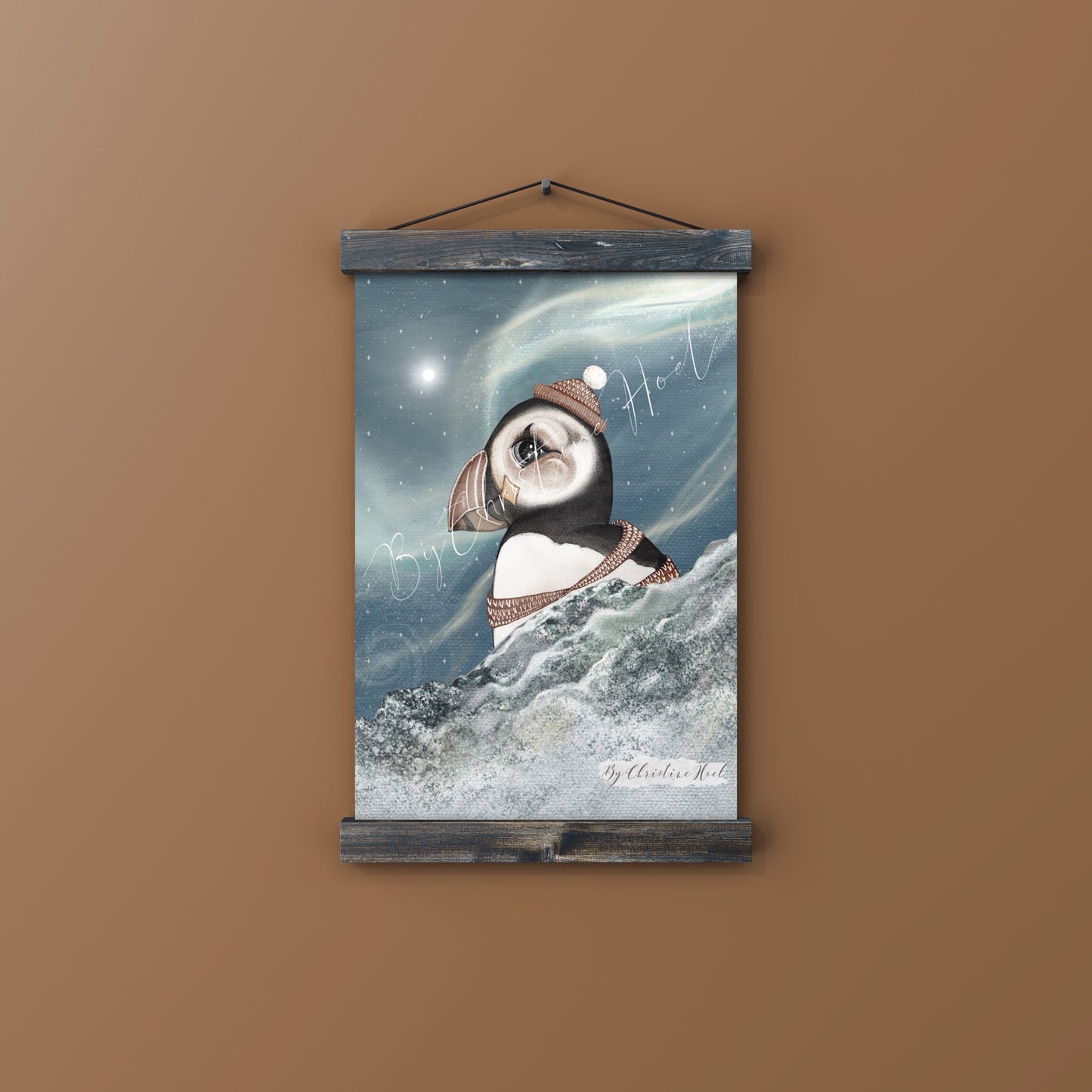Nightsky Puffin ⭐️ A4 Plakat