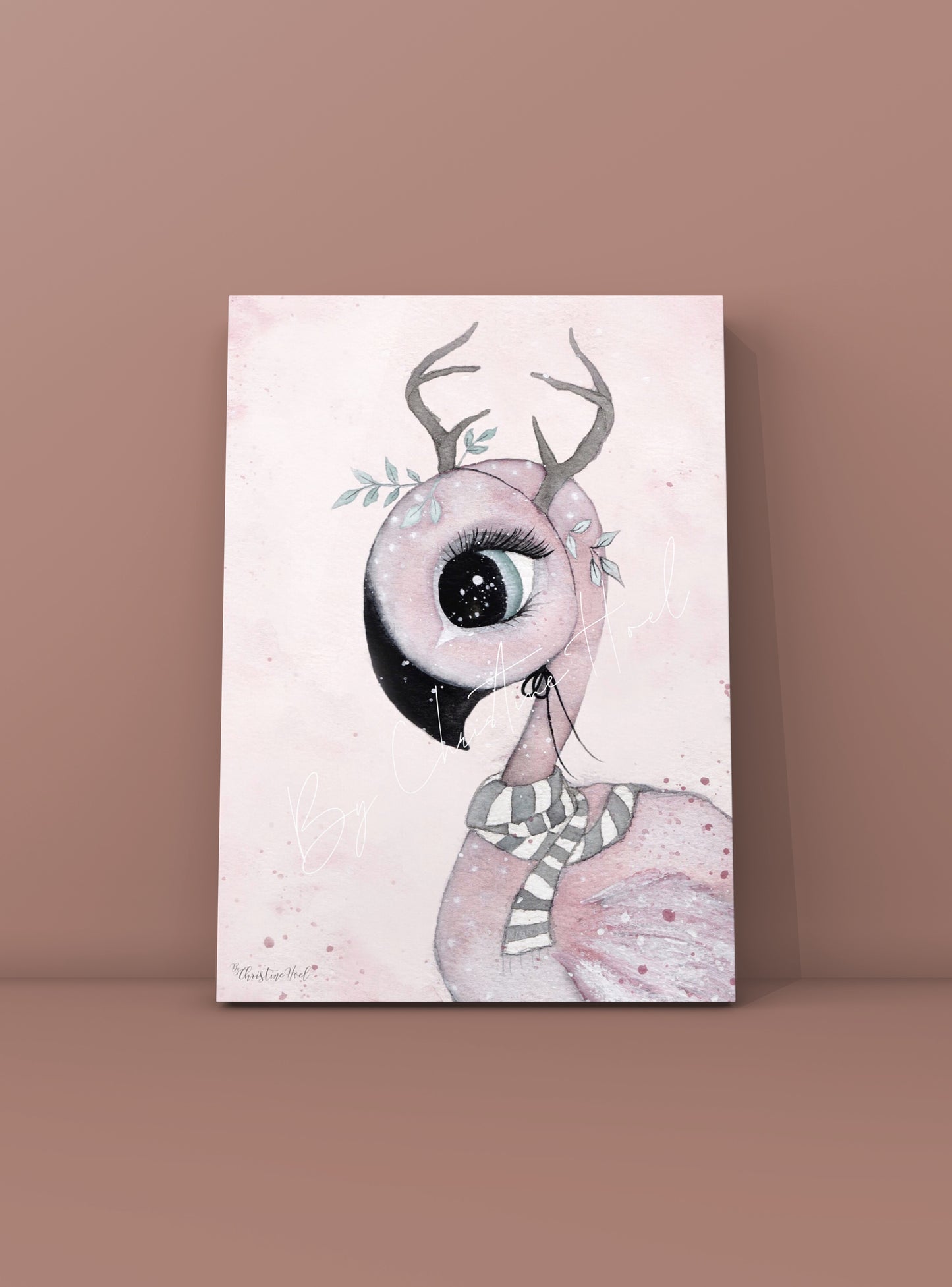 Flamingo 💗 A5 kort / Miniprint