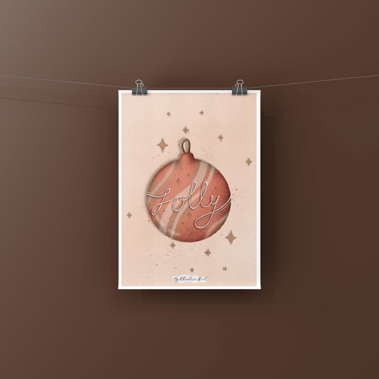 Julekortpakke #2 ⭐️ 6 stk - 10x15 cm julekort - enkle