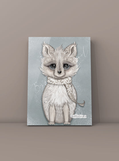 Arctic Fox ⭐️ Ask ⭐️ 10x15 cm kort