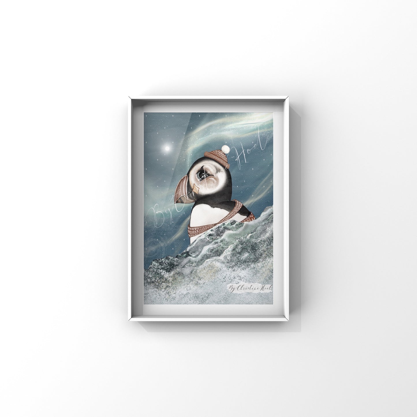 Nightsky Puffin ⭐️ A4 Plakat
