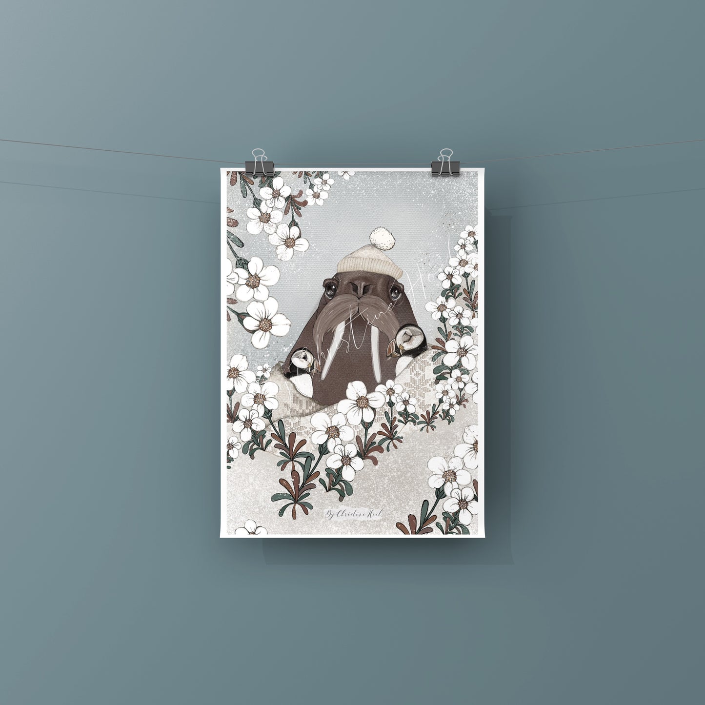 Arktisk Fjellpryd ⭐️ A4 Plakat