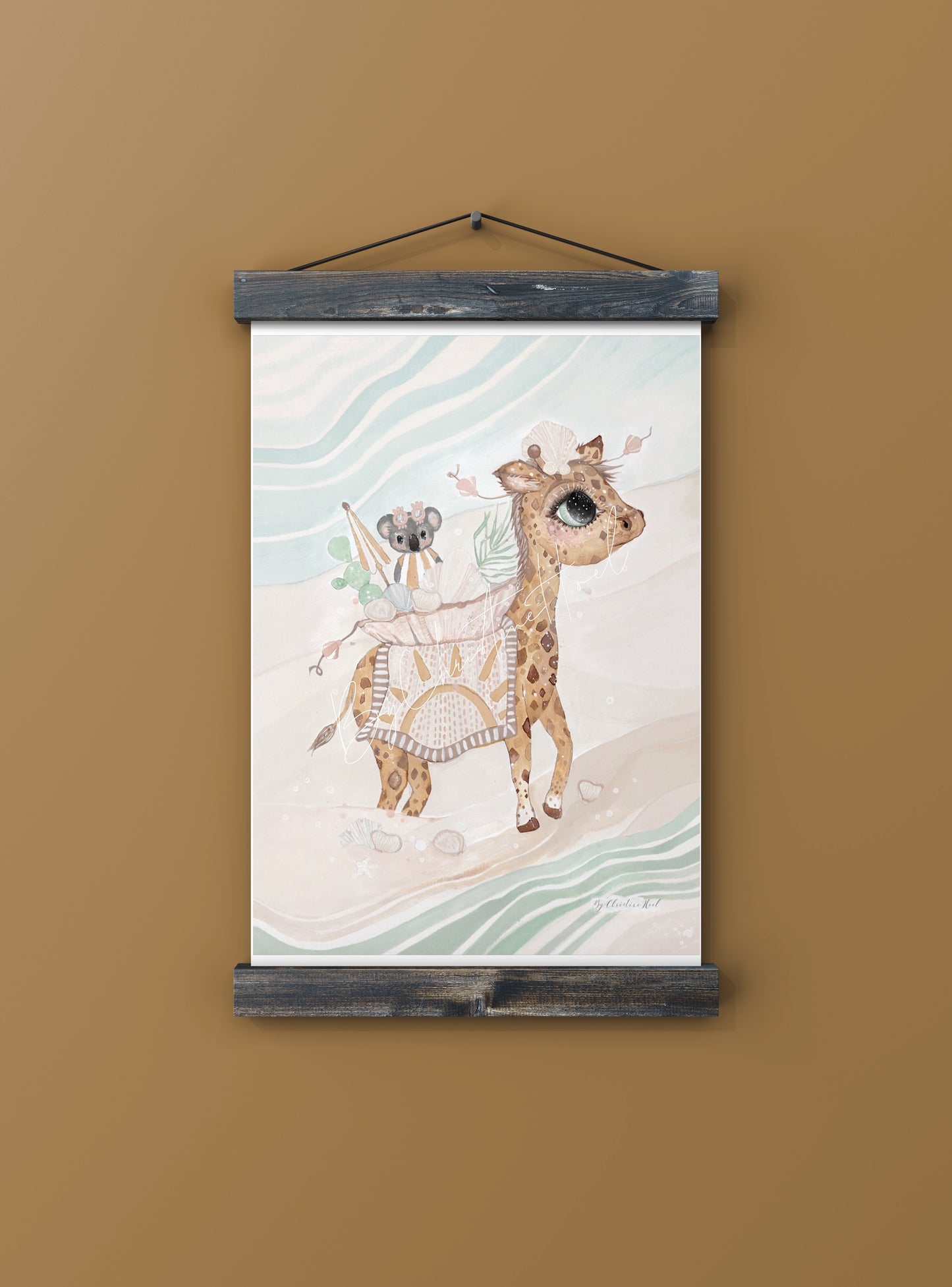 Beach Giraffe ⭐️ A5 / Miniprint