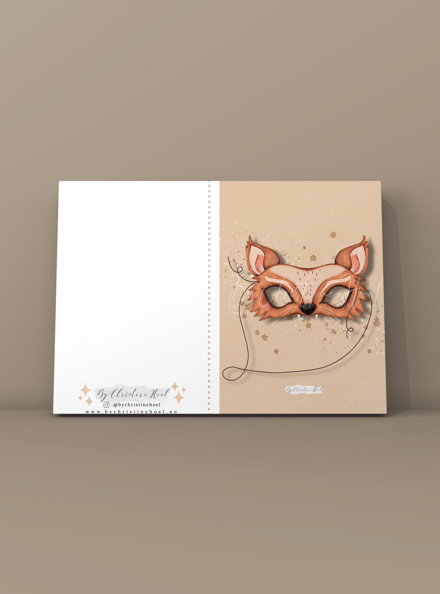 Fox Magic Mask ⭐️ 10x15 cm miniprint