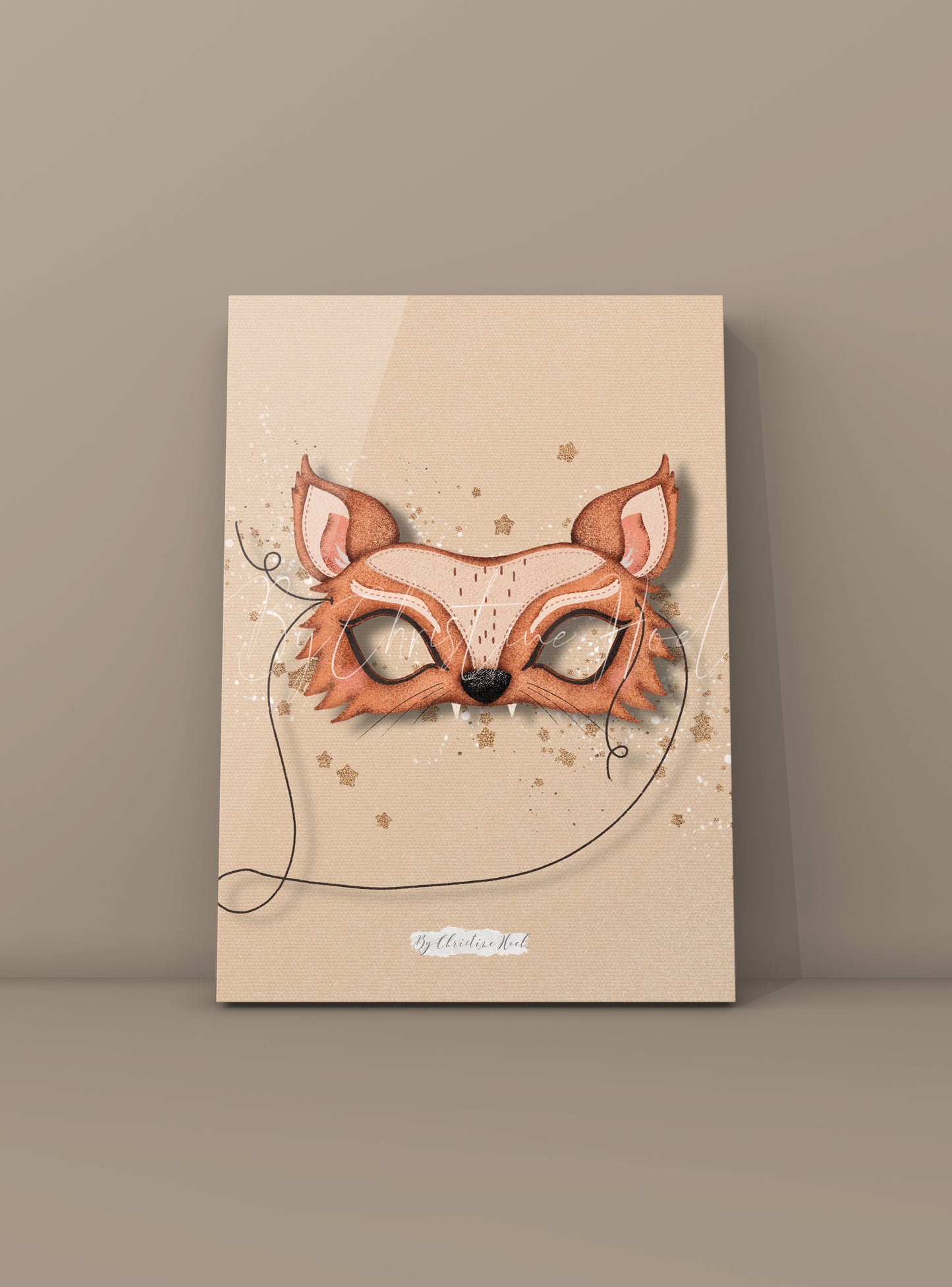 Fox Magic Mask ⭐️ 10x15 cm miniprint