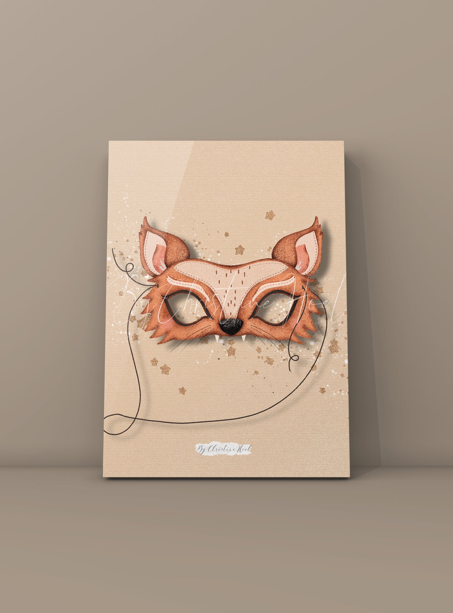 Fox Magic Mask ⭐️ 10x15 cm kort