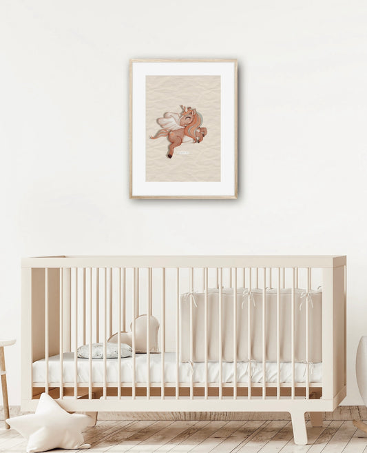 Peach Unicorn 🍑 Plakat