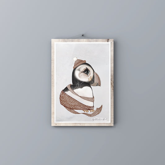 Puffin - 10x15 cm postkort