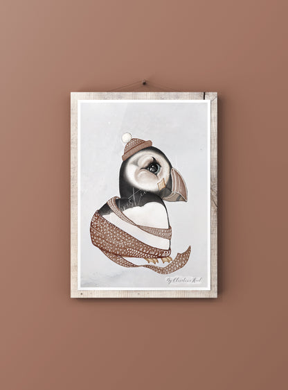 Puffin - 10x15 cm postkort