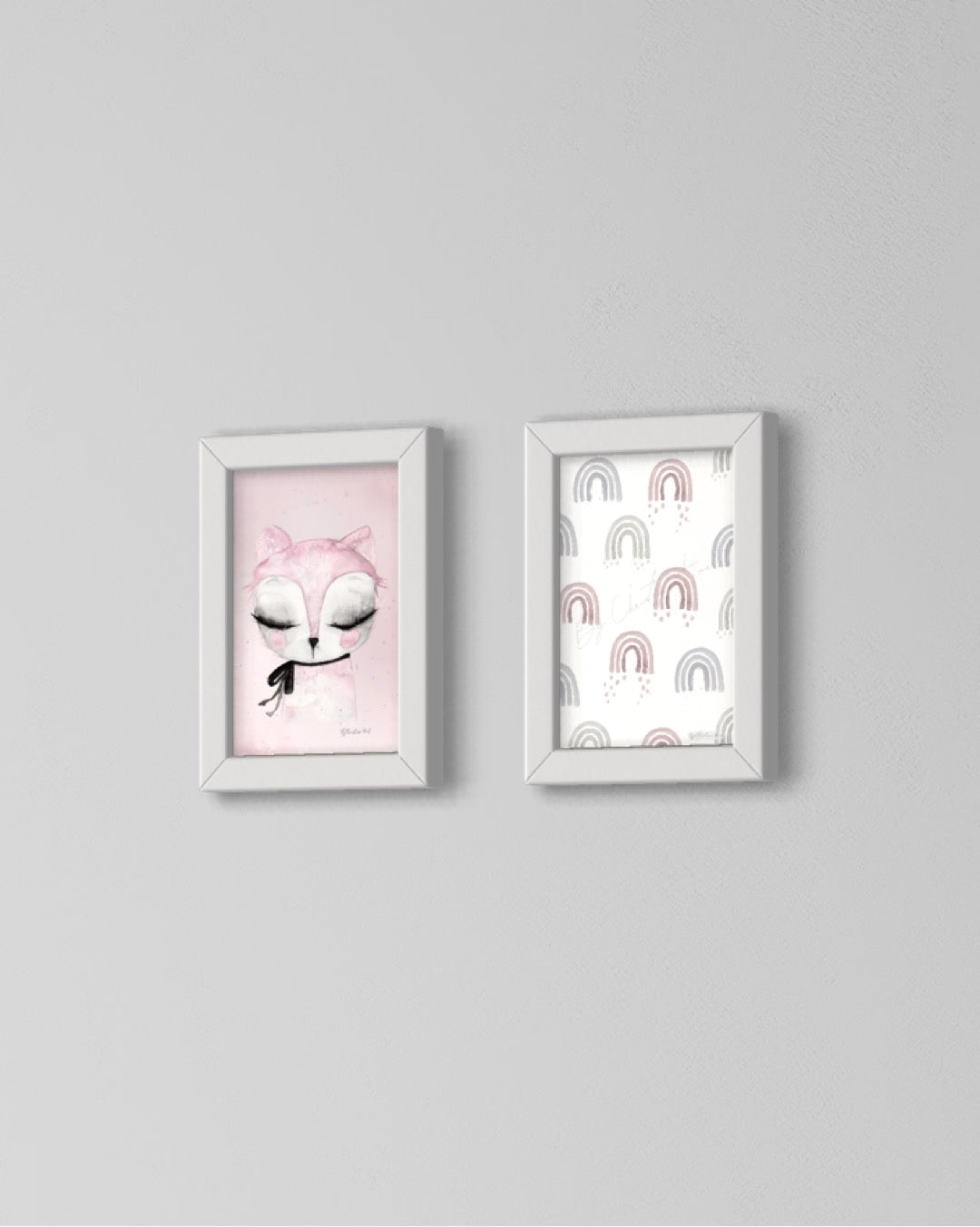 Kortpakke "Rosa" - 2 stk - 10x15 cm kort 🩷