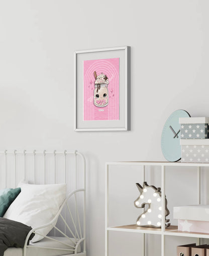 Boba pink 🧋💗 Plakat
