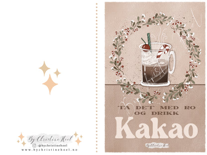 Julekortpakke #5 ⭐️ 3 stk - kort & konvolutter