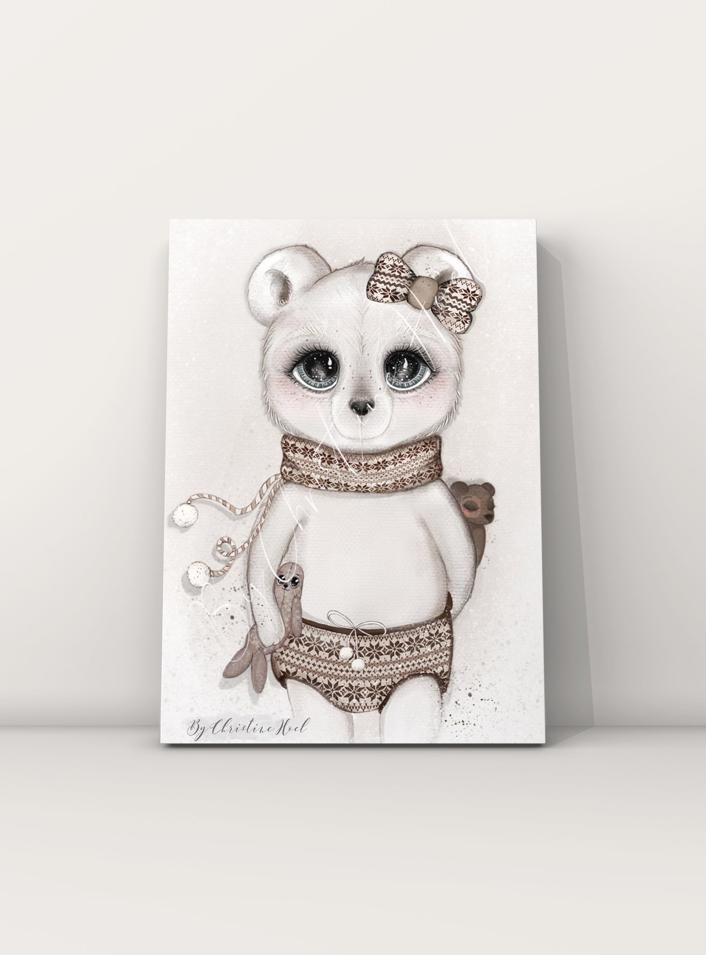 Isbjørn Lykke 💌 10x15 cm Kort