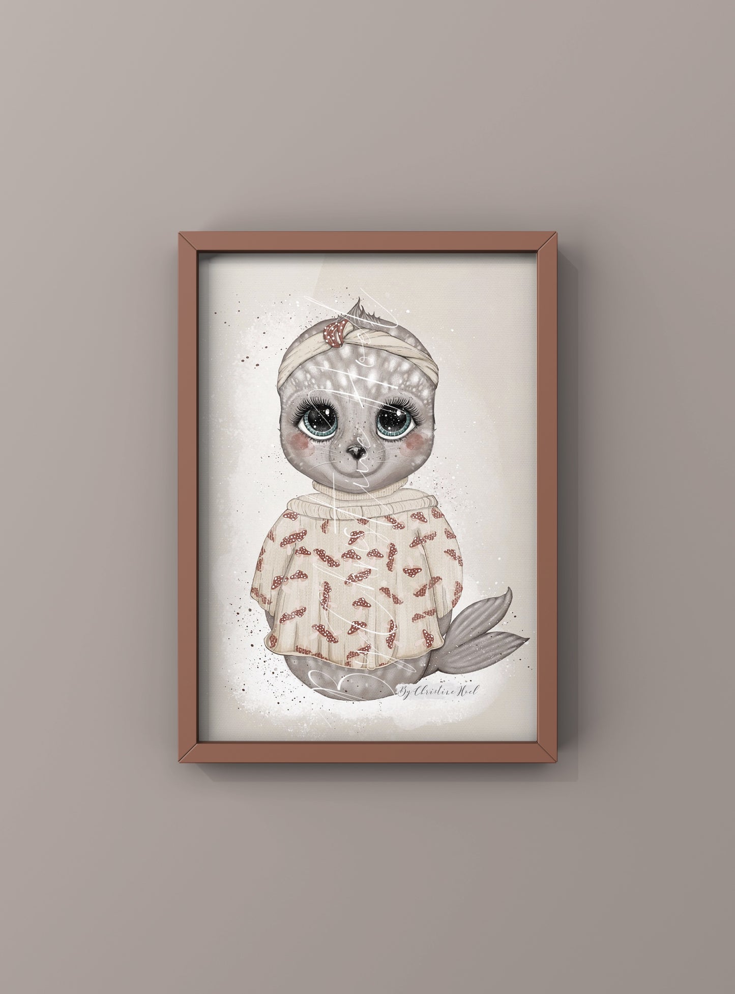 Olea 🦭 Søt Sel ⭐️ Plakat