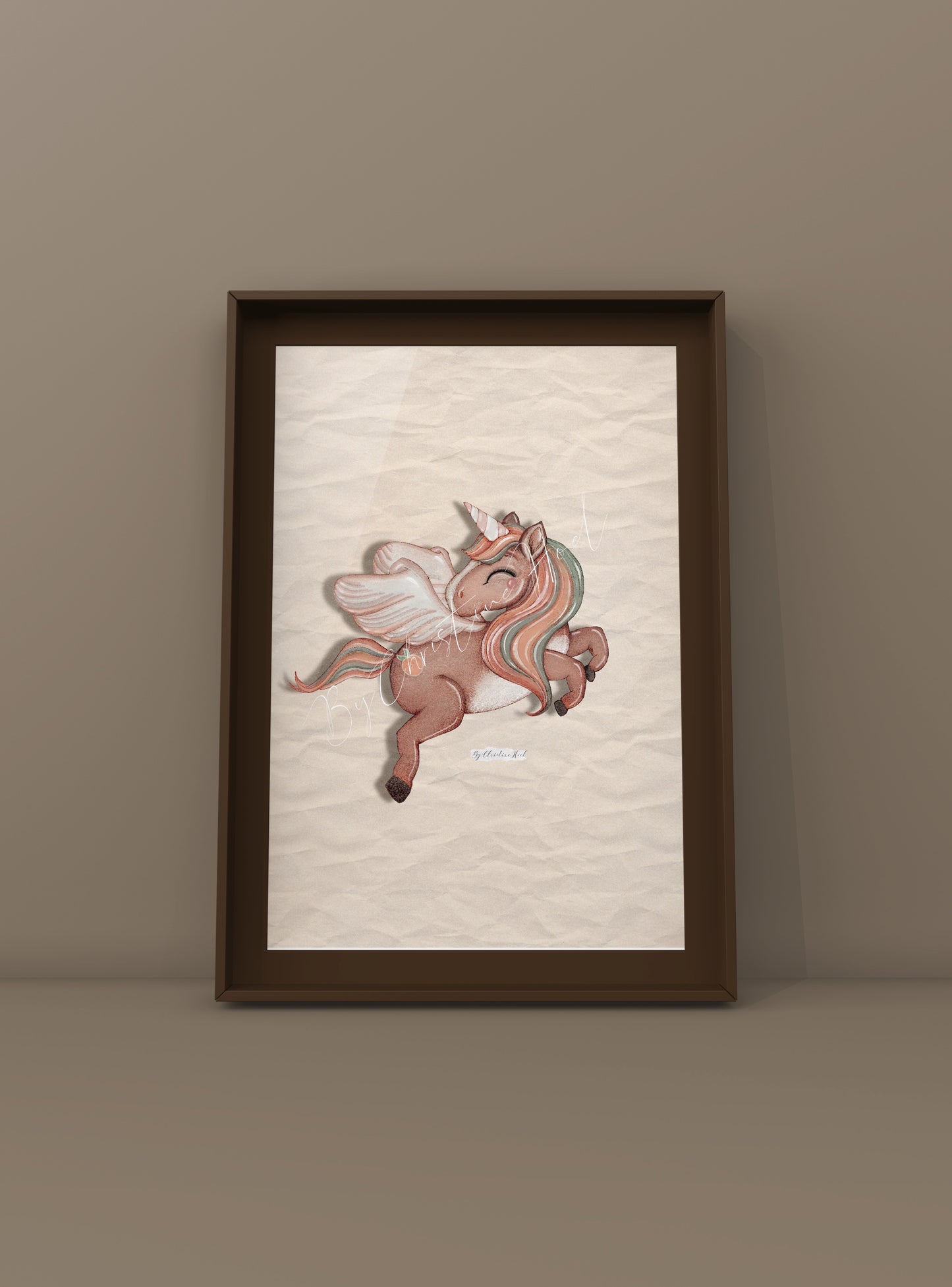 Peach Unicorn 🍑 Plakat