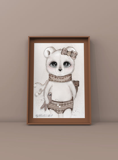 Isbjørn Lykke 💌 10x15 cm Kort