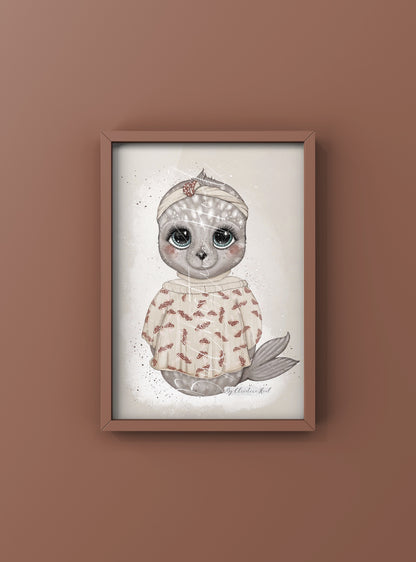 Olea 🦭 Søt Sel ⭐️ Plakat