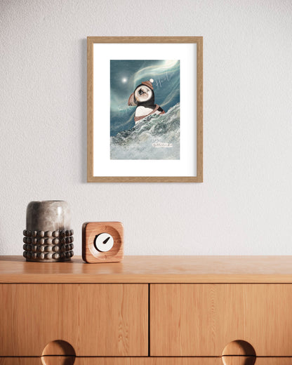 Nightsky Puffin ⭐️ A4 Plakat