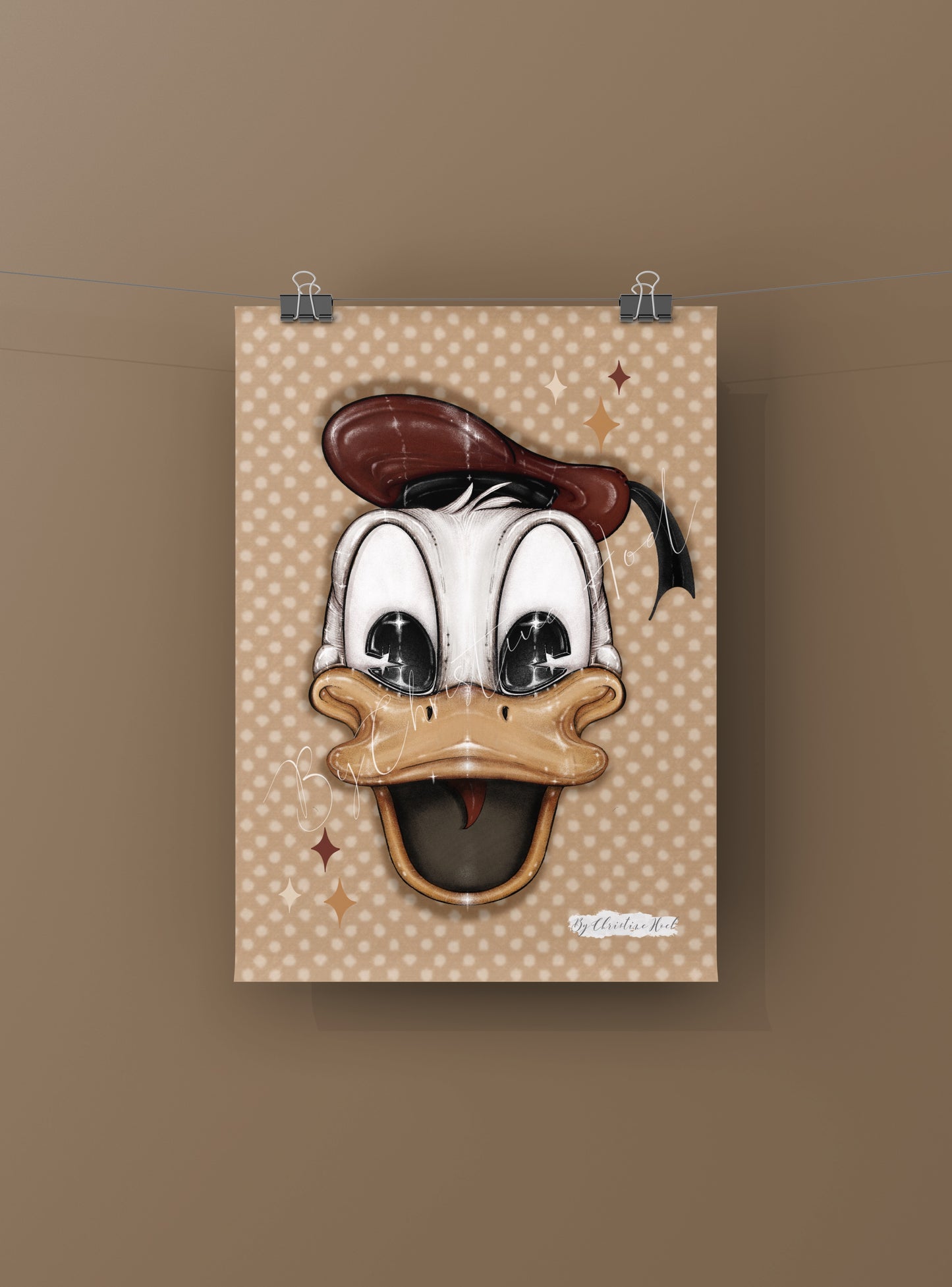 Hyllest til Donald ⭐️ kort / miniprint