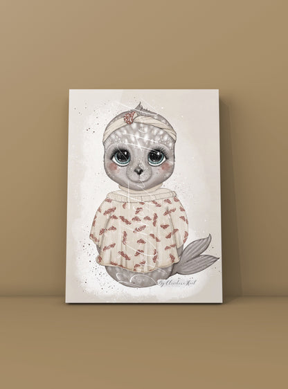 Olea 🦭 Søt Sel ⭐️ Plakat