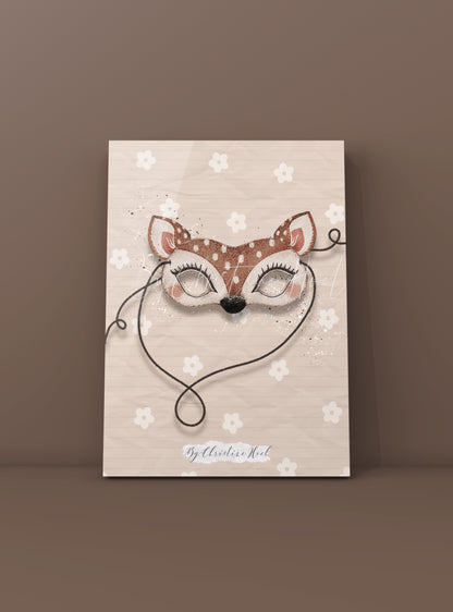 Oh Deer Magic Mask - 10x15 miniprint
