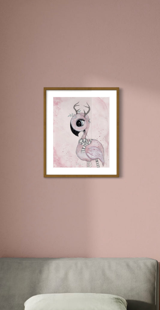 Flamingo 💕 Plakat