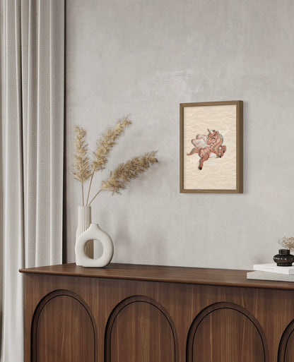 Peach Unicorn 🍑 Plakat