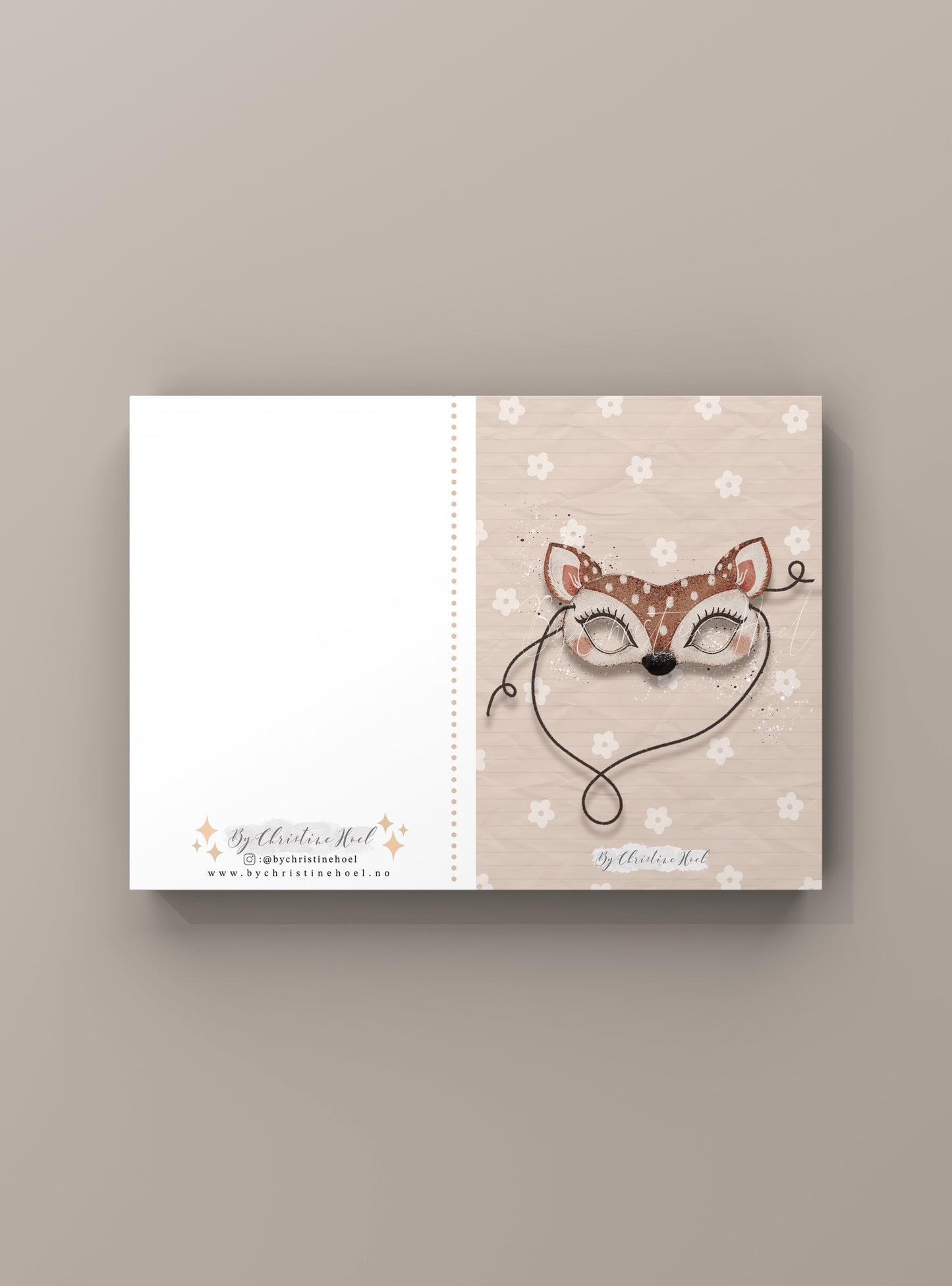 Oh Deer Magic Mask - 10x15 miniprint