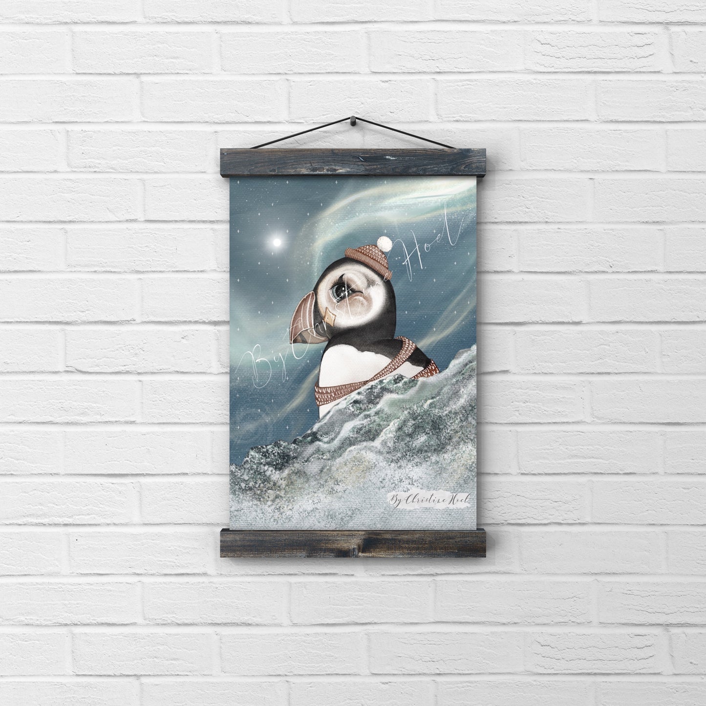 Nightsky Puffin ⭐️ A4 Plakat