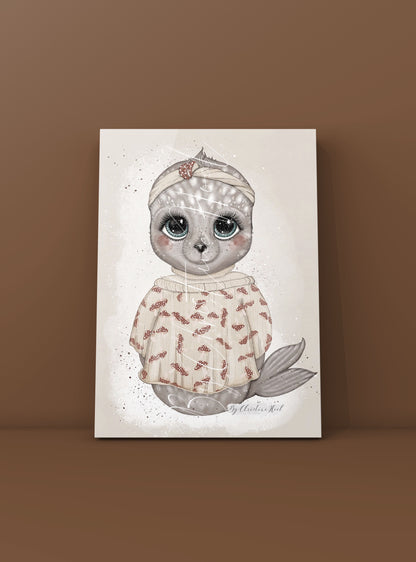 Olea 🦭 Søt Sel ⭐️ Plakat