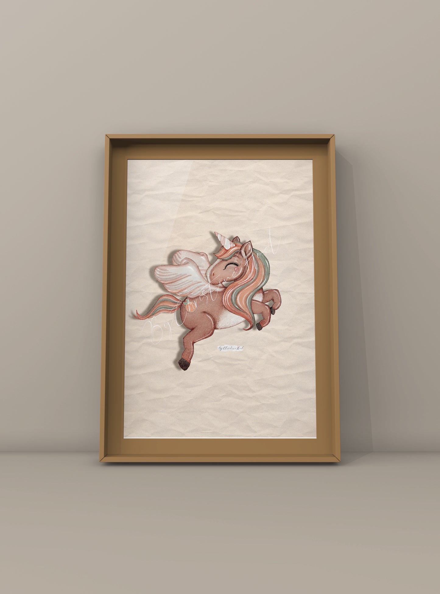 Peach Unicorn 🍑 Plakat